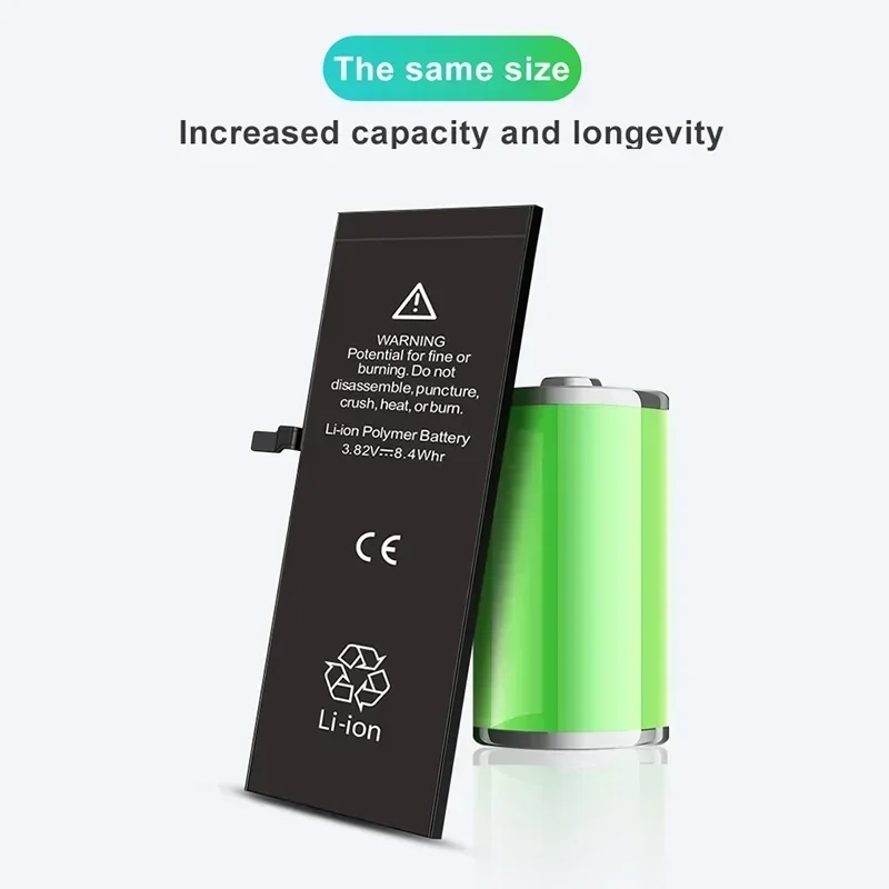 New Zero-cycle High-quality For iPhone SE 2016 SE 2020 SE 2022 Mobile Phone Battery + Tools Sticker