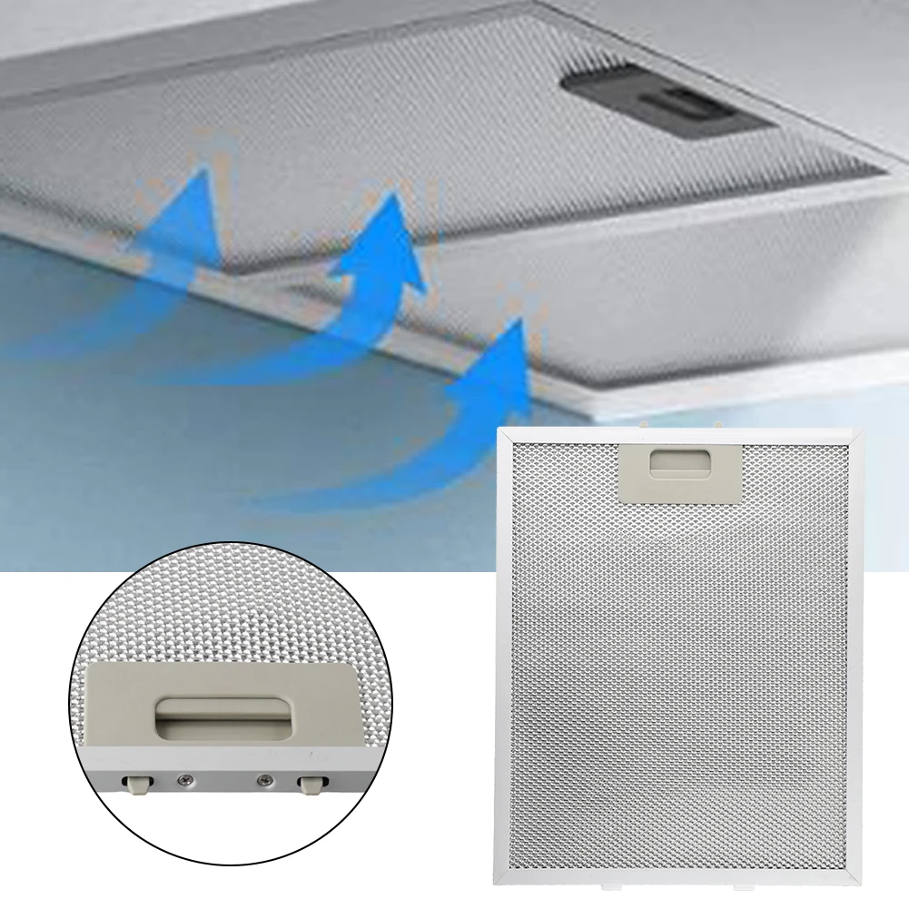 

For Kitchen Ventilation Cooker Hood Filter 294mm X 250mm Effective Filtration Performance Maintenance Range Hood Accessory