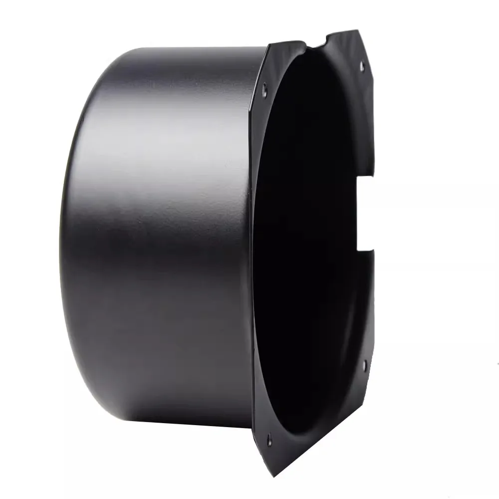 Caja de cubierta de transformador toroidal negro, caja protectora de chasis para amplificador de tubo, diámetro 80 90 105mm, 1 ud.