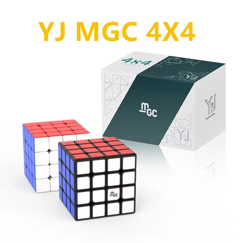 YJ MGC 4x4 Cubo Magico Magnetico Velocità Puzzle Cubo MGC 4M Elite Cubo Magico Per Il Regalo Dei Bambini Cubo Magnetico Professionale Puzzle