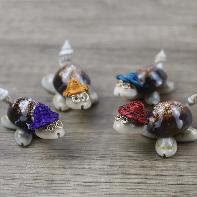 

2Pcs Mini Hat Tortoise Turtle Bonsai Figurine Animal Toy Home Decoration Fairy Garden Animal Statue Toy Figurine Random Color