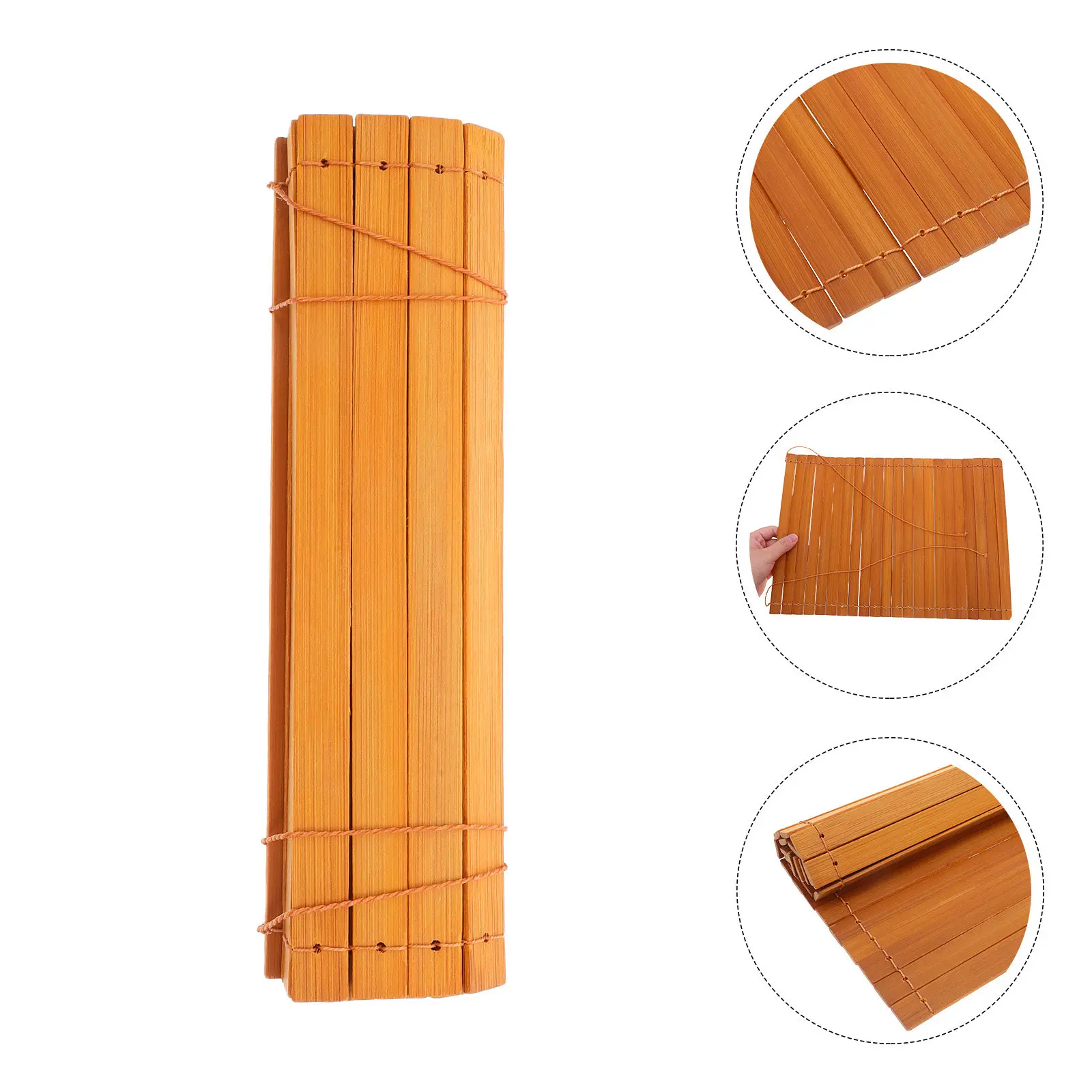 Chinese Calligraphy Bamboo Slips Blank Scroll Paper Khaki Decorative Paper Scroll Slips for Letter Writing Drawing Art Crafts