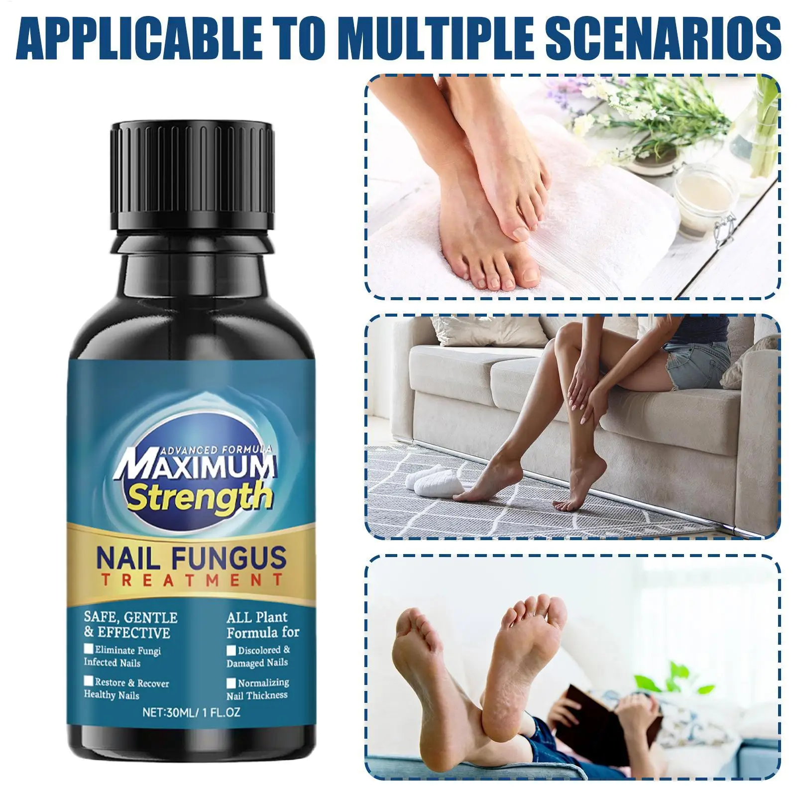 30 مللي سائل إصلاح الأظافر علاجات فنون الأظافر للعناية بالإصلاح واقية لتجديد الأظافر المقوي للتقليم والباديكير