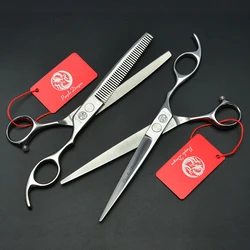 Hairdressing Scissors 5-8in Professional Barber Haircut Cutting Thinning Hairdresser Shears Barbershop Hair Cutting Tools