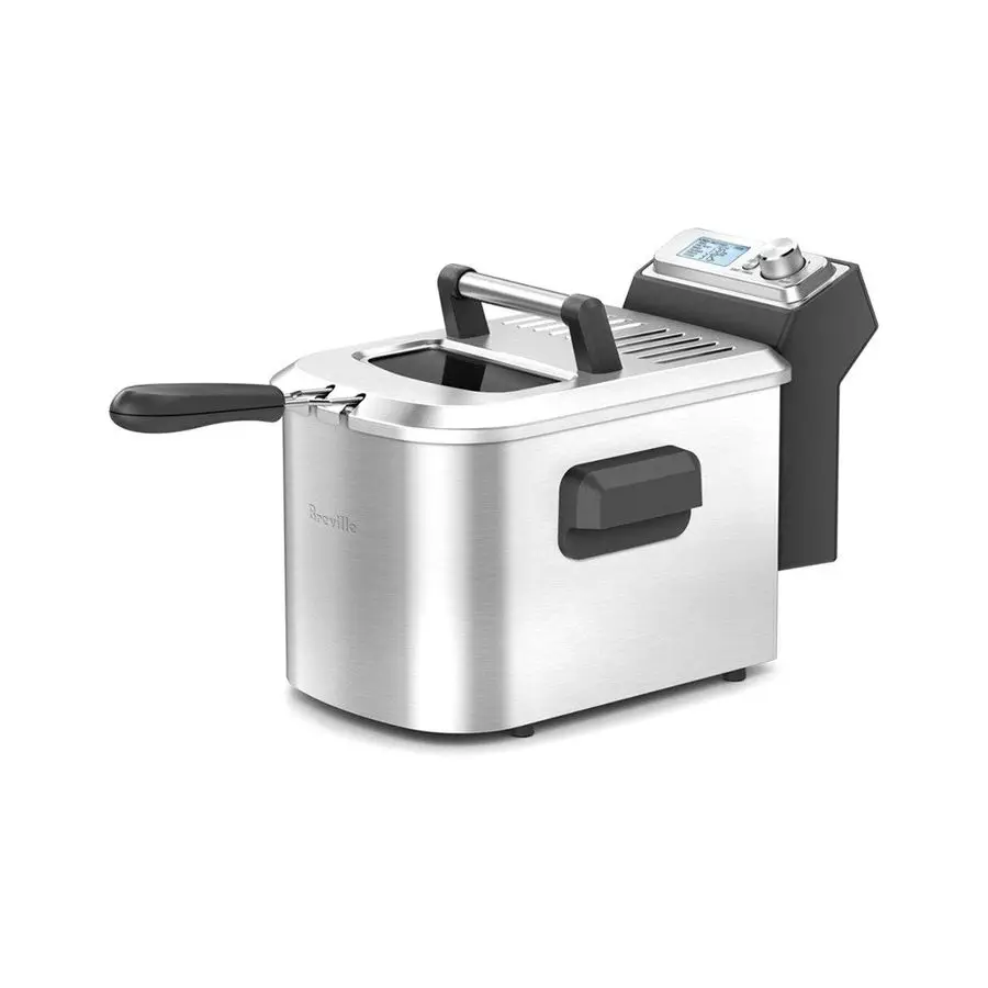 

Smart Fryer, 4 Quart, Brushed Stainless Steel