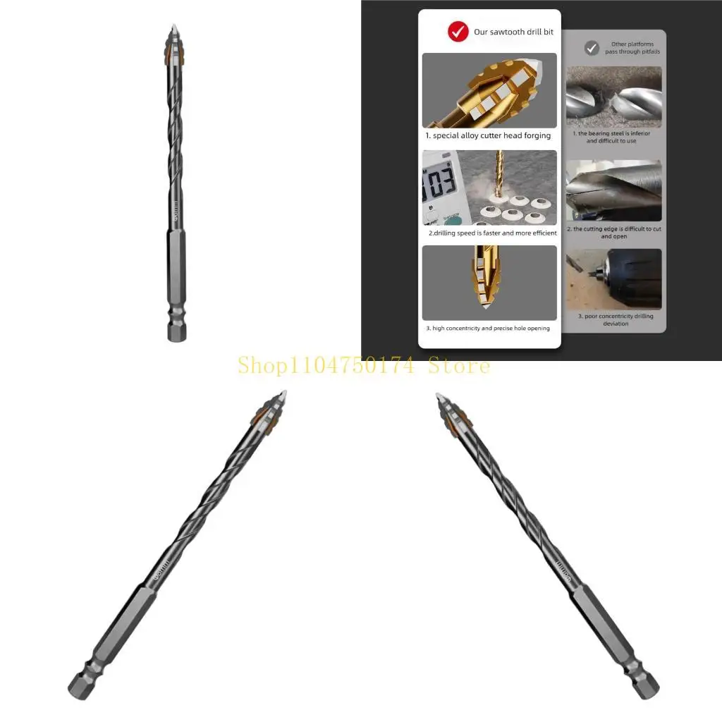 

6/8/10/12mm Eccentric Twist Drill Bit Obliqued Head Eccentric Drill Bit Concrete Industrial Drill Bit Opener top sale