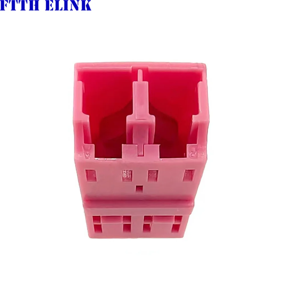 Дуплексный адаптер LC со встроенной перегородкой, бесфланцевый LC, APC, OM3, OM4, карта вверх-вниз, SM, оптоволоконный разъем, 200 шт.