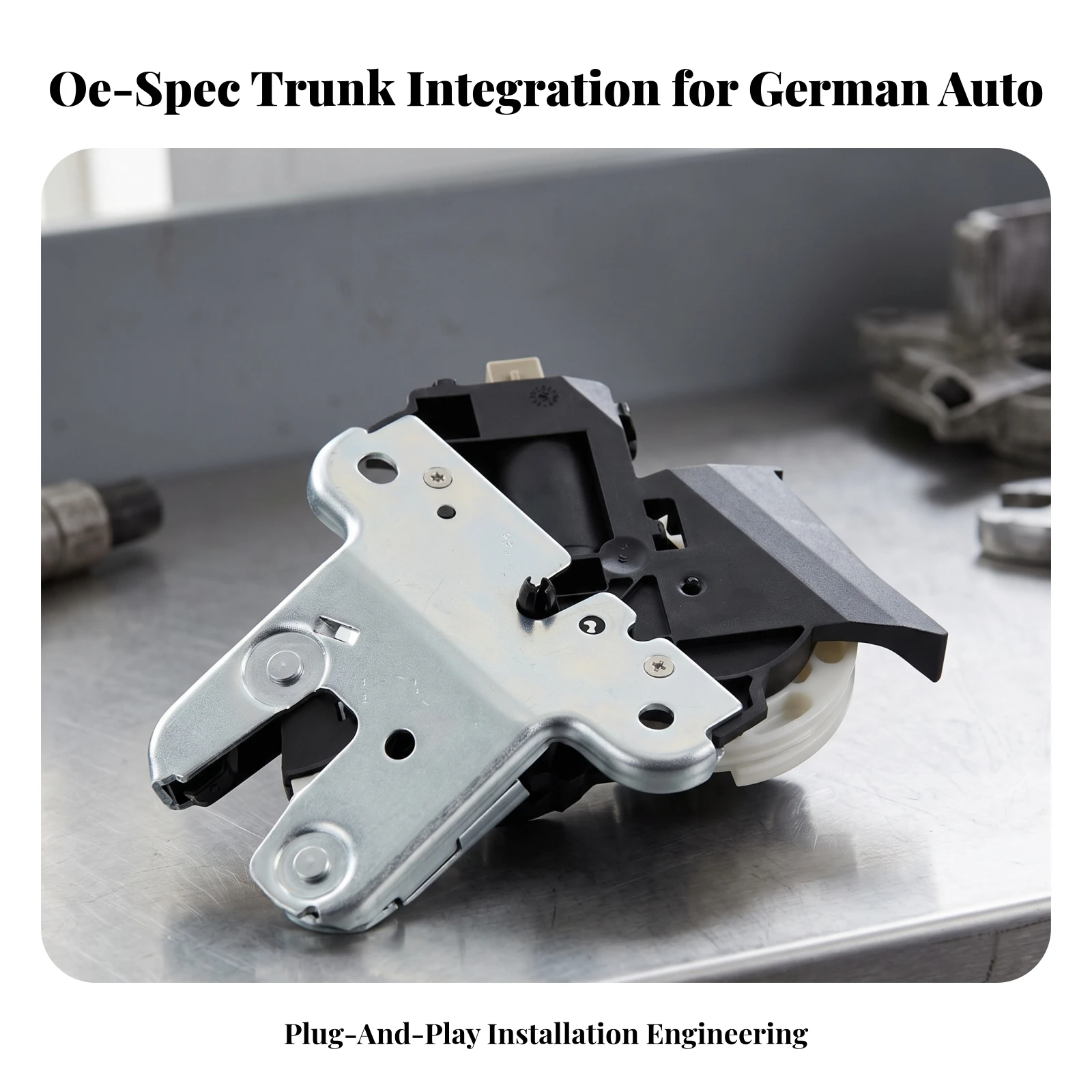 Trunk Lock Block Sturdy Trunk Latch Lock Hardware Sturdy Long-Lasting for Car Owners, Vehicle Maintenance