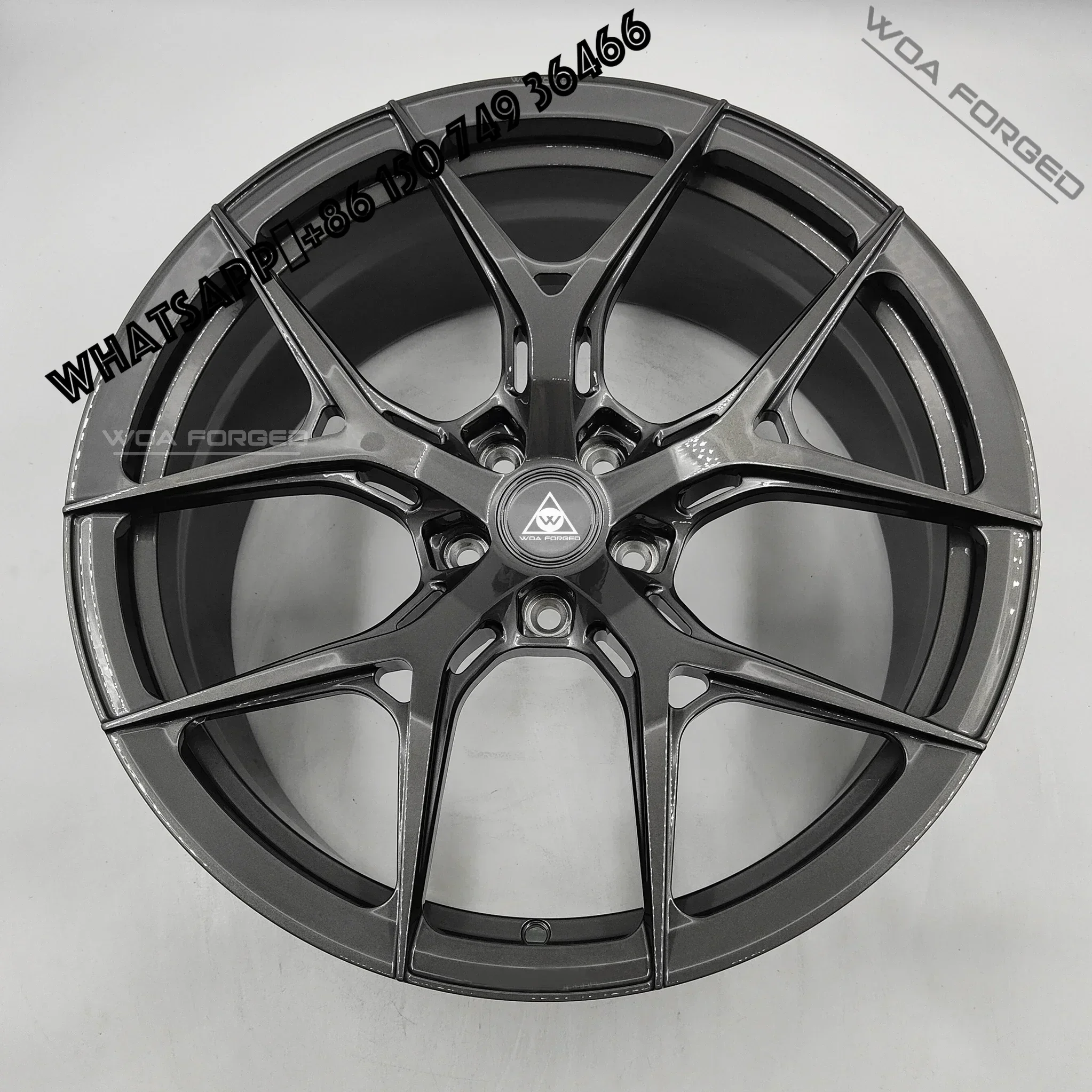 

6061-T6 Custom 16 17 18 19 20 21 22 Inch Forged 6061 T6 Alloy Wheel Rim 5x112 5x114.3 5x120 5 Spoke Concave Passenger Car Wheels