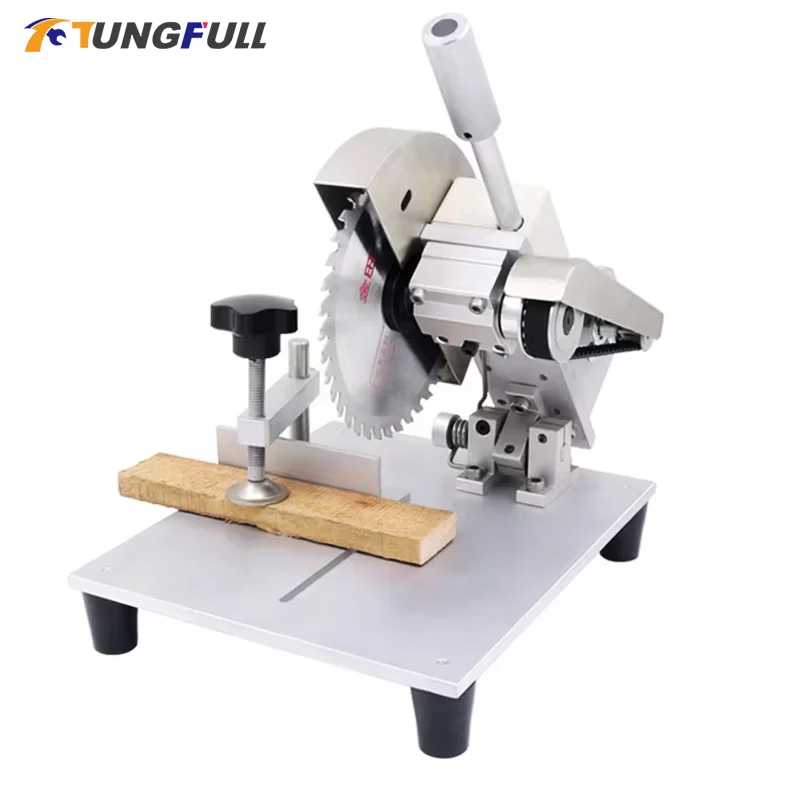 Electric Circular Saw Machine Mini Profile Cutting Machine DIY Hobby  Table Cutter Circular Saw Angle Adjustable Electric Saw