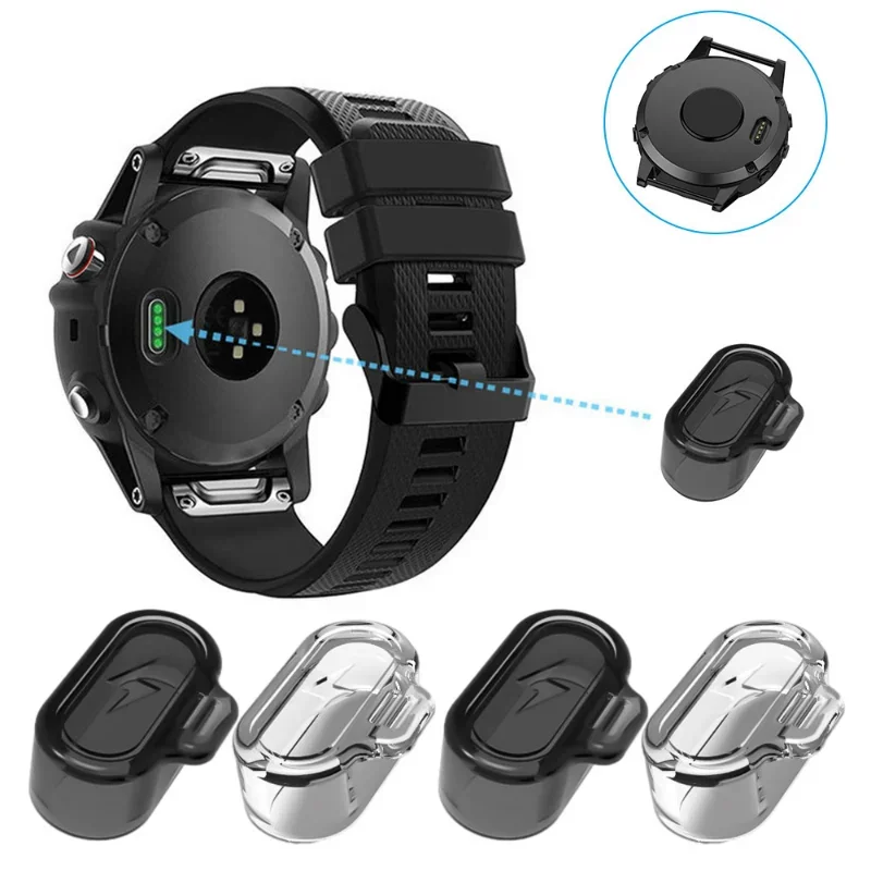 Dust Plug for Garmin Watch Silicone Charger Port Protector Anti Dust Caps Cover for Garmin Forerunner 955 945 255 Fenix 7/6 7S