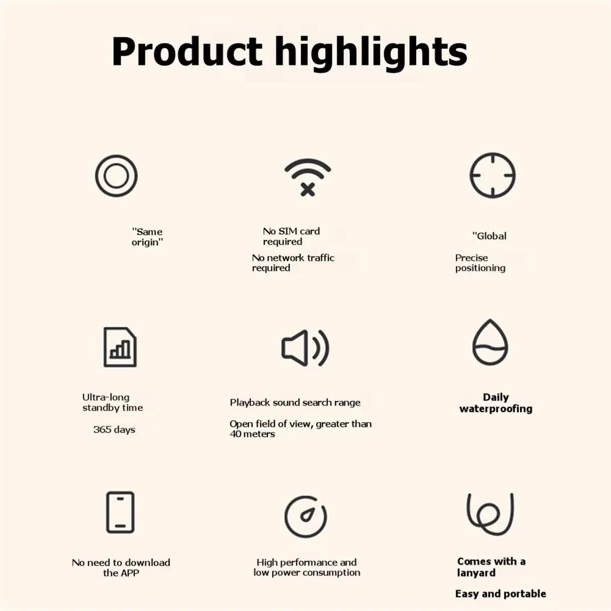 New Electronics Wallet Tracker Card for Pets Wireless Charging Works with Find My IOS Only IP68 Waterproof Slim Smart Item Locat