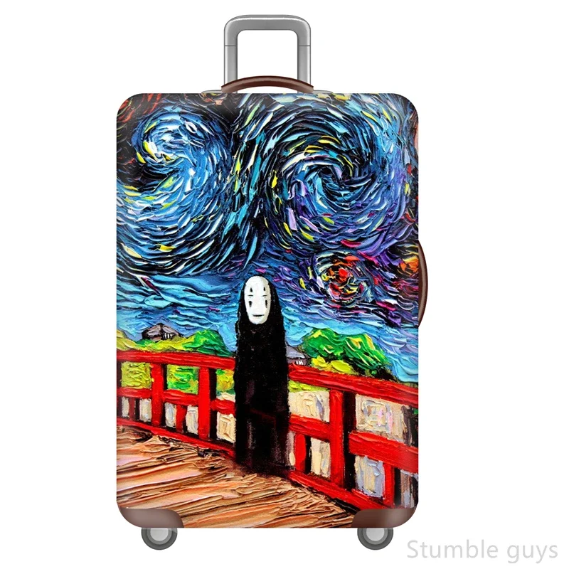 

Моющийся эластичный защитный чехол для багажа, прочный защитный чехол для чемодана, незаменим для поездок, подходит для багажа от 18 до 32 дюймов