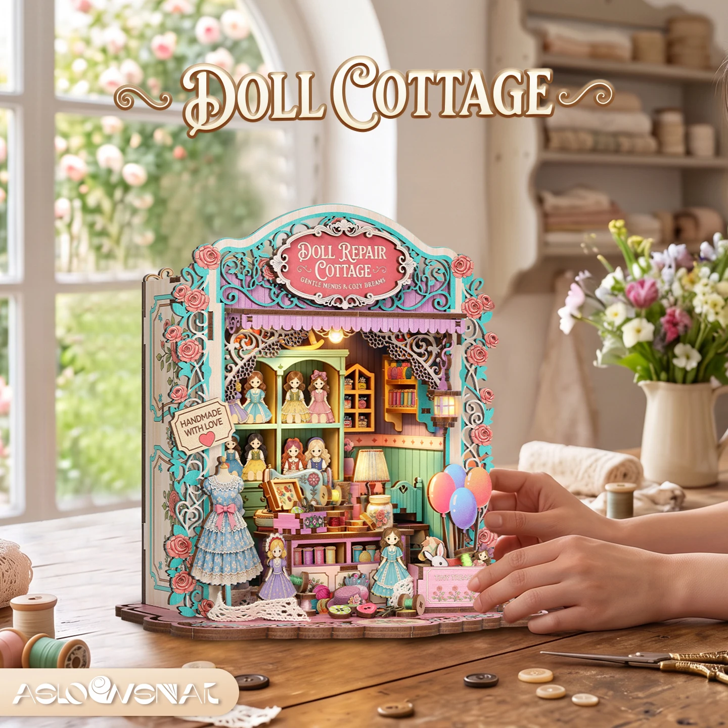 Diy Miniature Dollhouse Kit Book Nook - Toy Store Bookstore Book Nook Kit