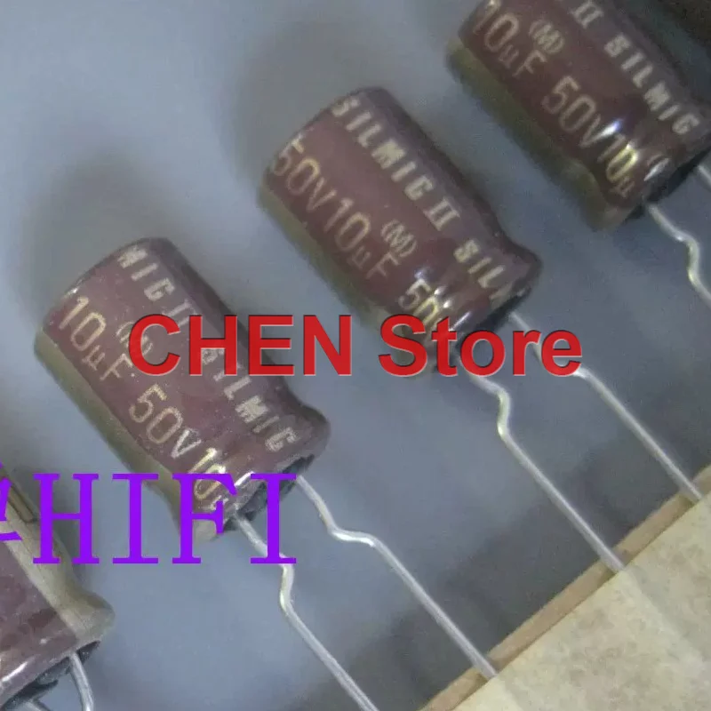 20PCS/lot original ELNA SILMIC II 50V10UF 8X11.5MM 85C RFS 10UF 50V electrolytic capacitor free shipping