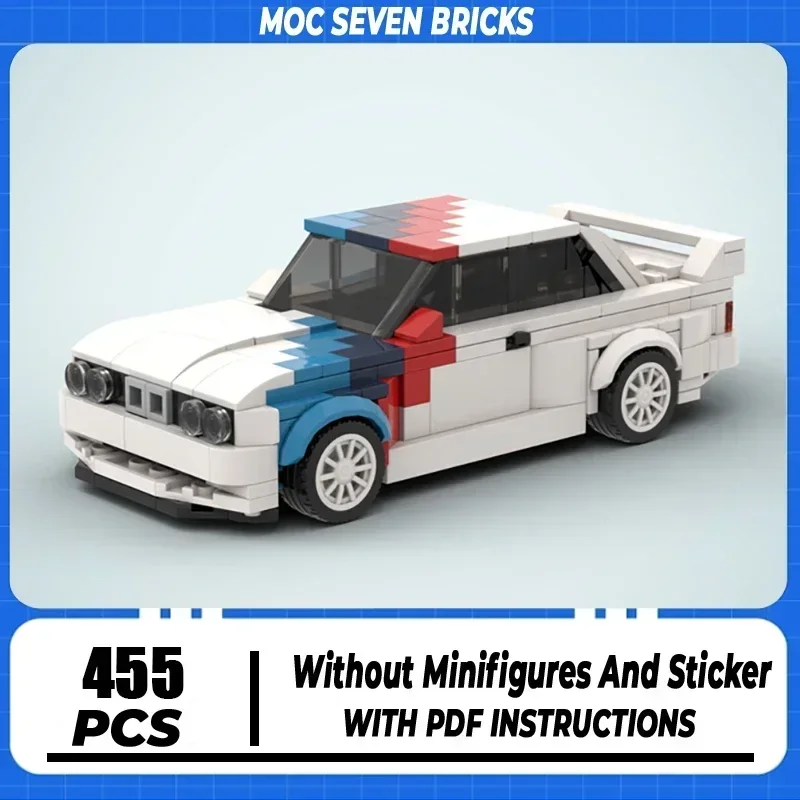 Blocs de construction Moc Champion Speed M3 DTM, modèle de voiture, briques technologiques, assemblage DIY, jouet de véhicule supercar pour cadeaux de vacances