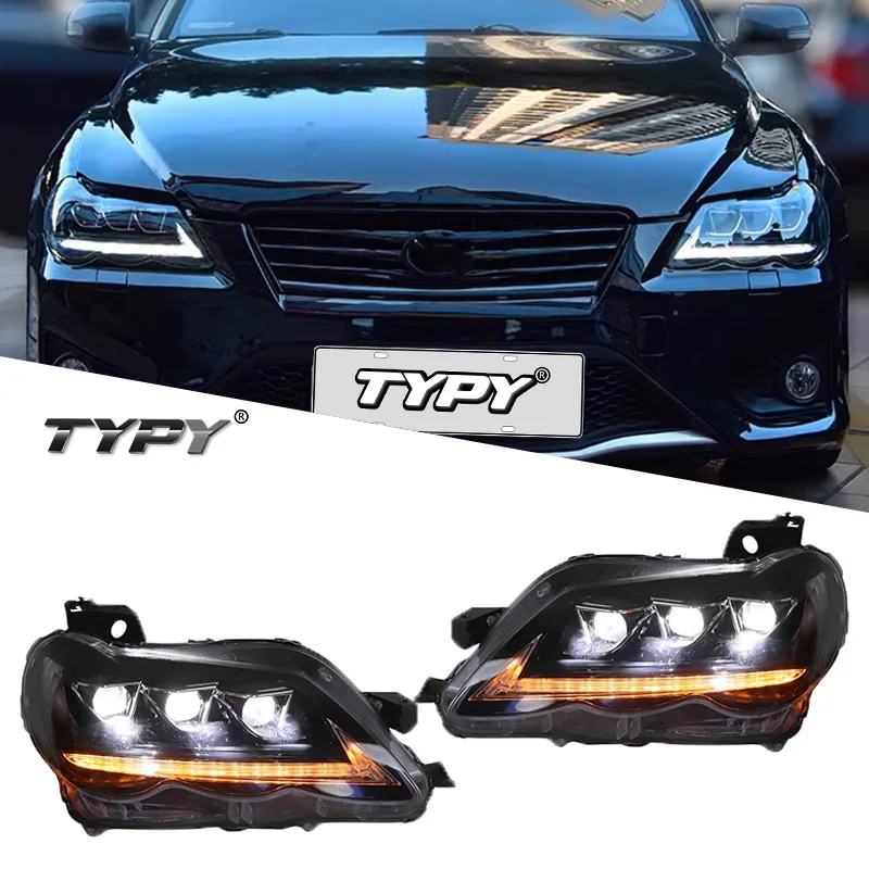 

Car Headlamp For Toyota Reiz Mark X Headlights Modified Head Lamp Head light LED Daytime Running Lights 2005-2009