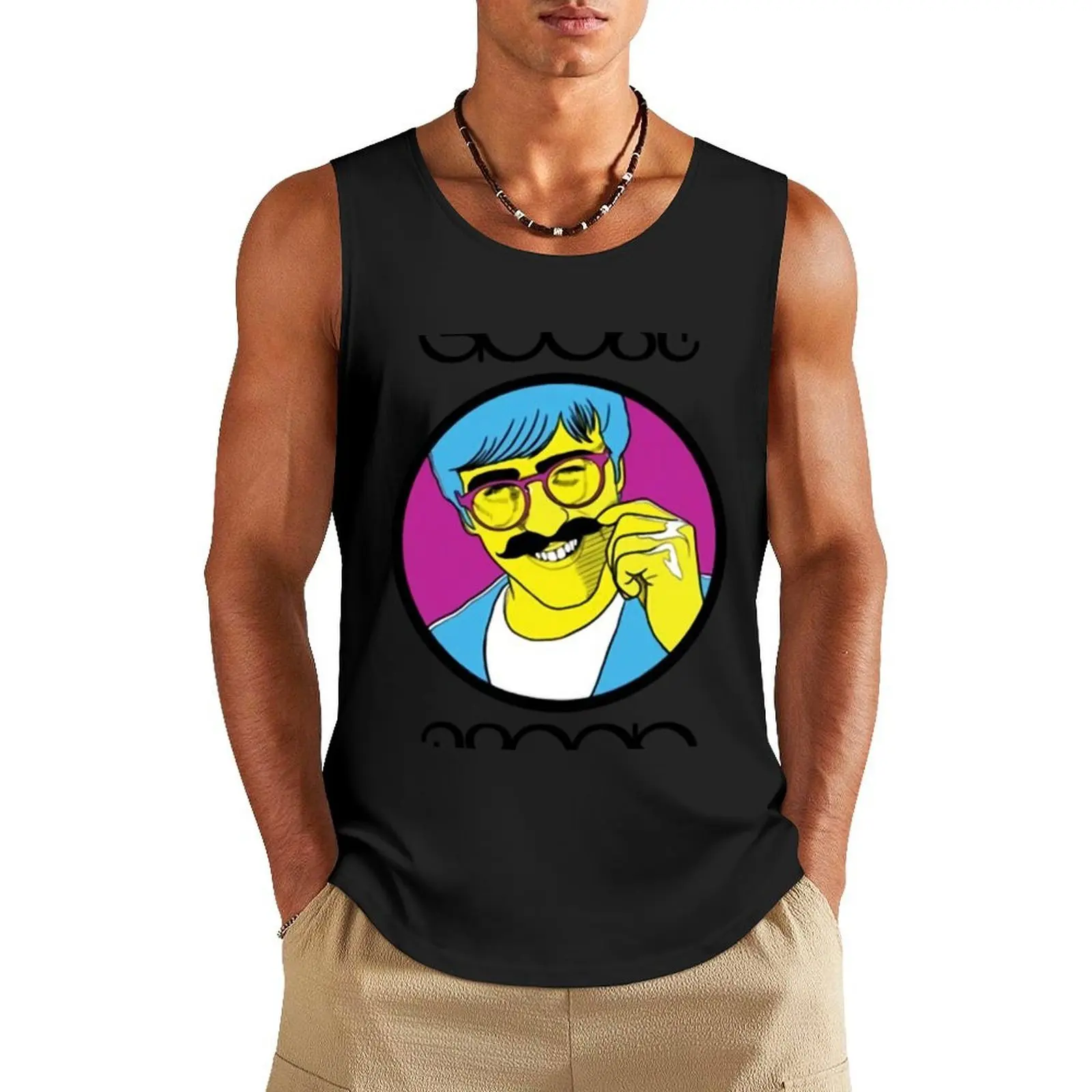 

Goose Band Handini Black Tank Top Men's clothes Men's t-shirts muscular man Fitness men clothing