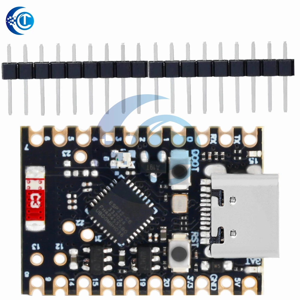 ESP32-C6 Scheda di sviluppo SuperMini Scheda centrale del controller di apprendimento della programmazione del microcontrollore