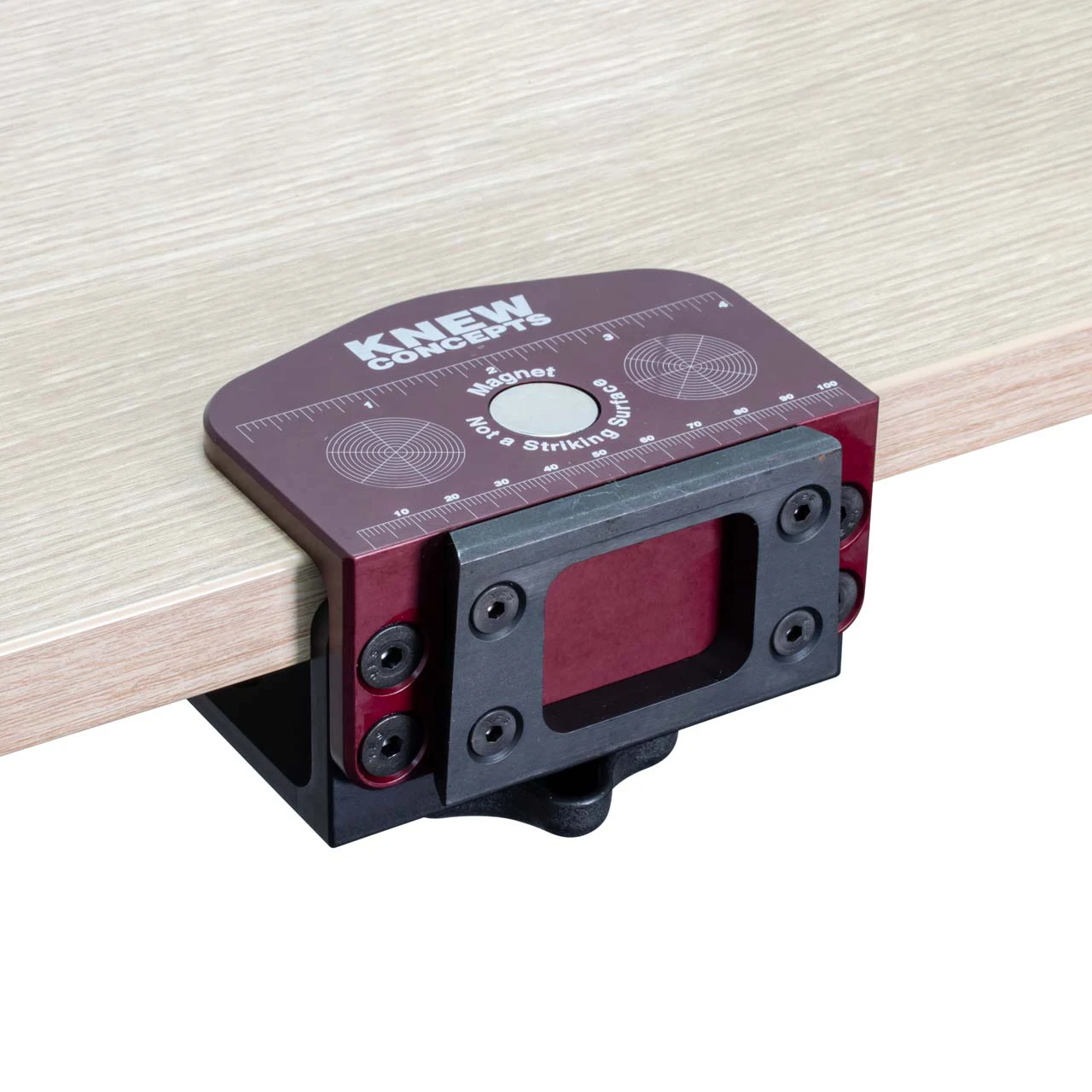 KNEW CONCEPTS Магнитный настольный зажим «ласточкин хвост» с монтажной пластиной Портативная рабочая станция для ювелиров и столяров