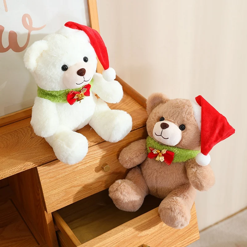 23 سنتيمتر Kawaii دمية دب ألعاب من القطيفة لينة الكرتون شعر محشوة الدب الدمى عيد الميلاد ديكور المنزل فتاة بنين النوم رفيق اللعب #6