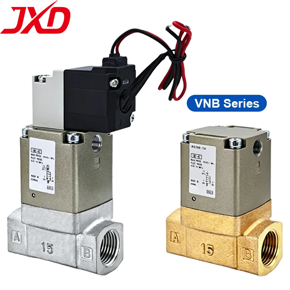 JXD Fluid Control Valves VNB201A/202A/203A/204A-10A/15A Pneumatically Operated 2-Way Valves