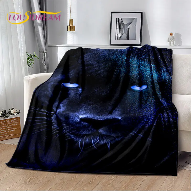 3D Animal Leopard Cheetah Cartoon Beast Soft Plush Blanket,Flannel Blanket Throw Blanket for Living Room Bedroom Bed Sofa Picnic