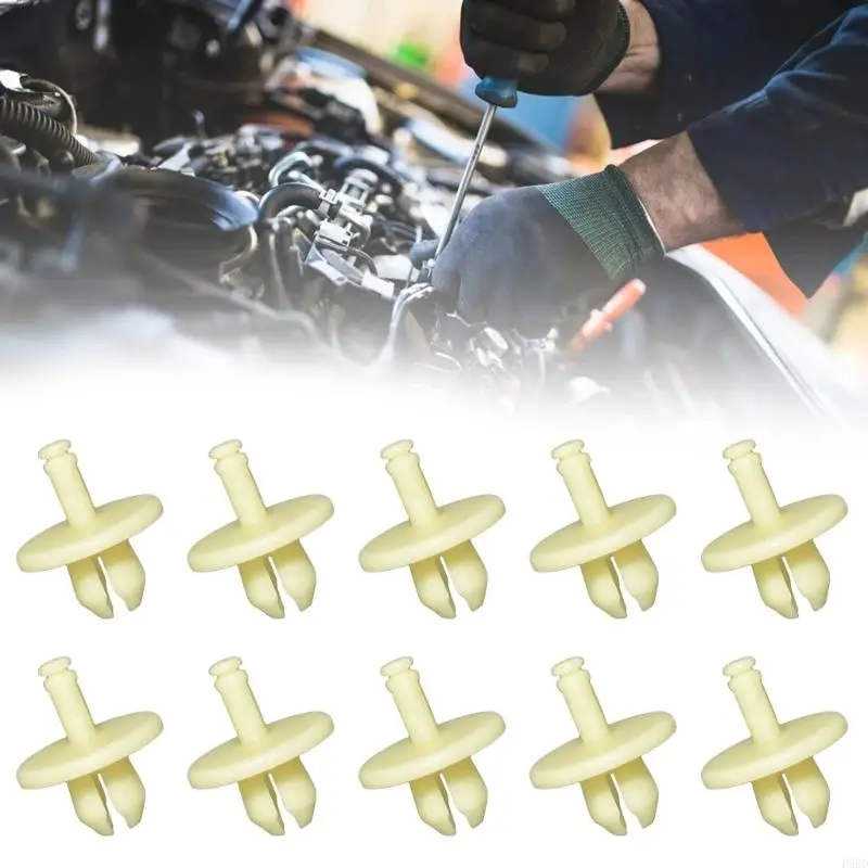 Pack of 10 Wheel Well Trim Panel Clips Nylon Push Retainers 07147213303 Simple Install for Door Panel and Side Skirt Repair