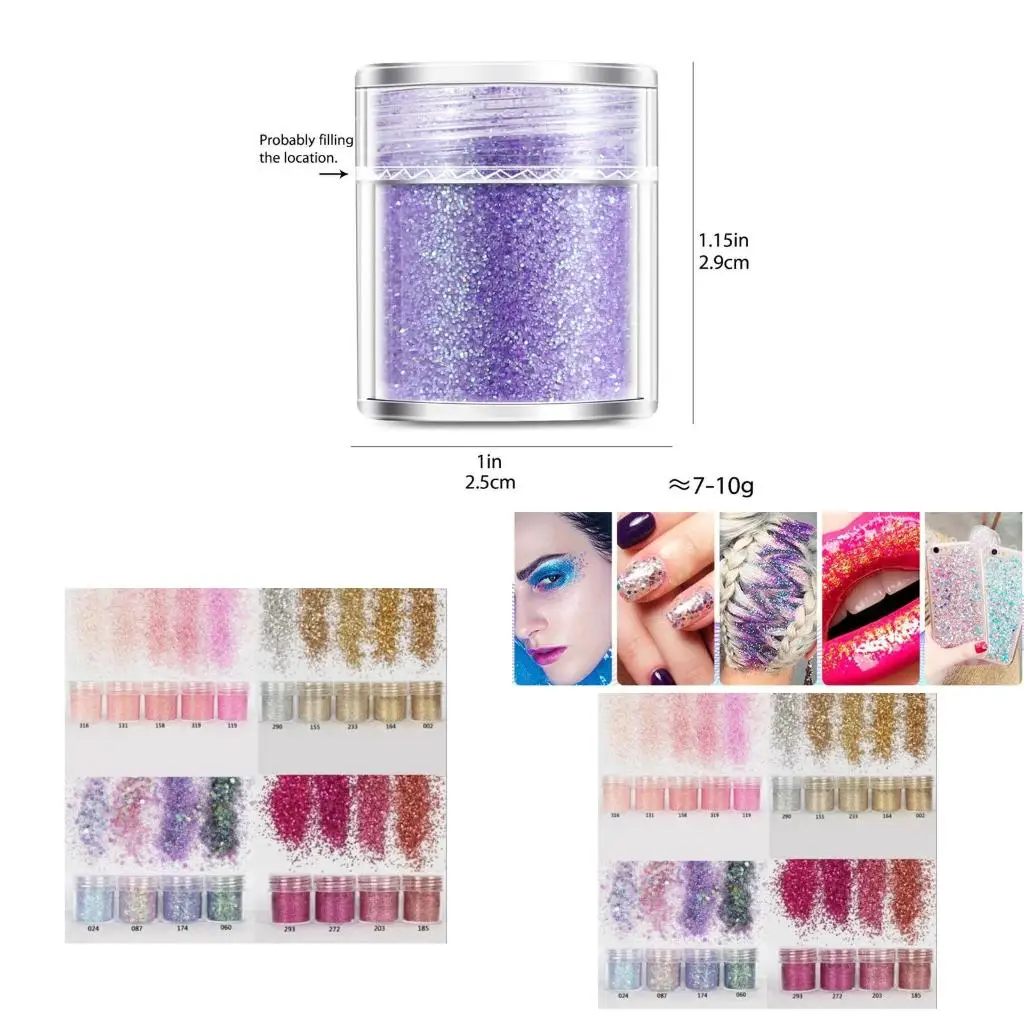 

Resin Shinning Filling Flash Glitter Powder UV Crystal Epoxy Resin Filler Pigment DIY Nails Beauty Arts Decorations