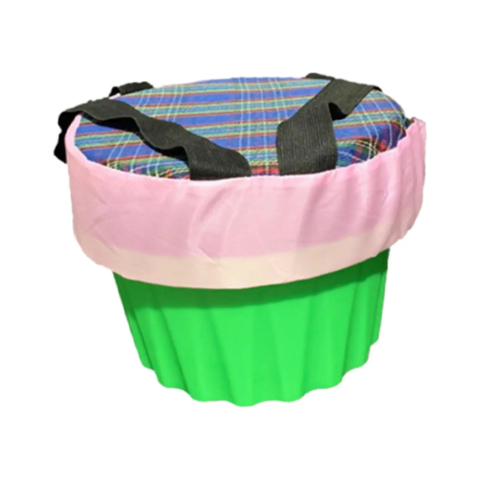 Garden Stool Storage Portable Travel Stool Wearable with Straps Tea Picking Stool for Lawn Farm Garage House Cleaning Picking