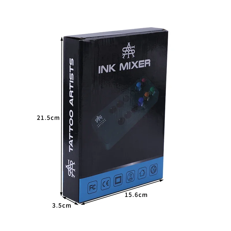 Black Tattoo Pigment Magnetic Stirrer Professional Makeup 3D Vortex Strong Magnetic Battery Powered Automatic Ink Mixer Machine 4