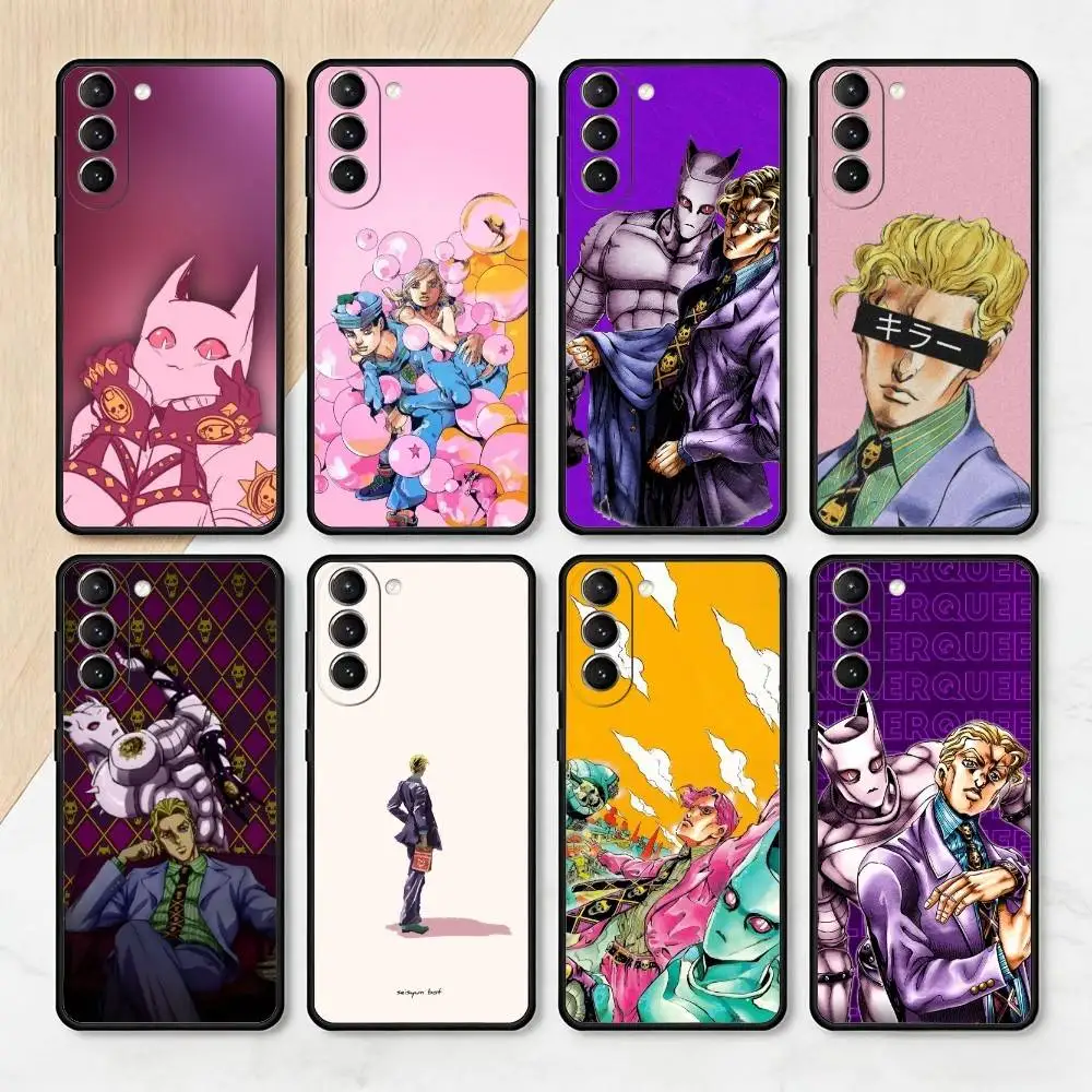 

K-Kira-RA Y-Yoshikage-GE Phone Case For Samsung S25,24,23,22,30,21,10,9,Ultra,Plus,Lite,FE,4,5 G Soft Black Case
