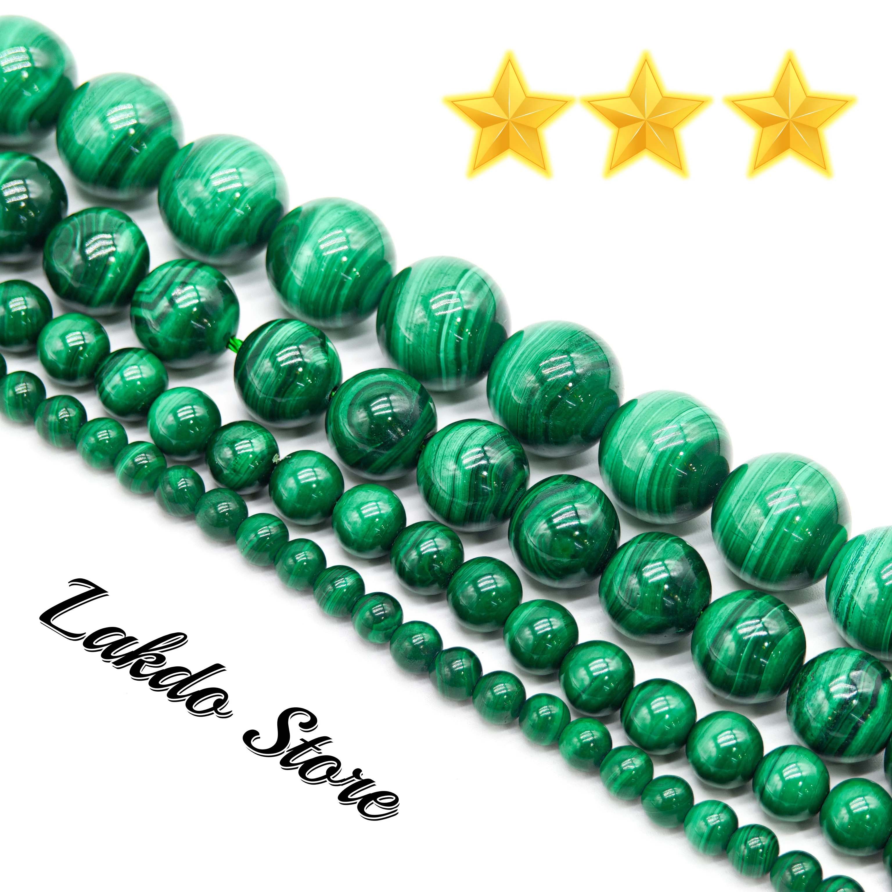 

Натуральный малахит для изготовления ювелирных изделий, круглые свободные бусины диаметром 4, 6, 8, 10, 12, 13 мм для браслетов и ожерелий своими руками.