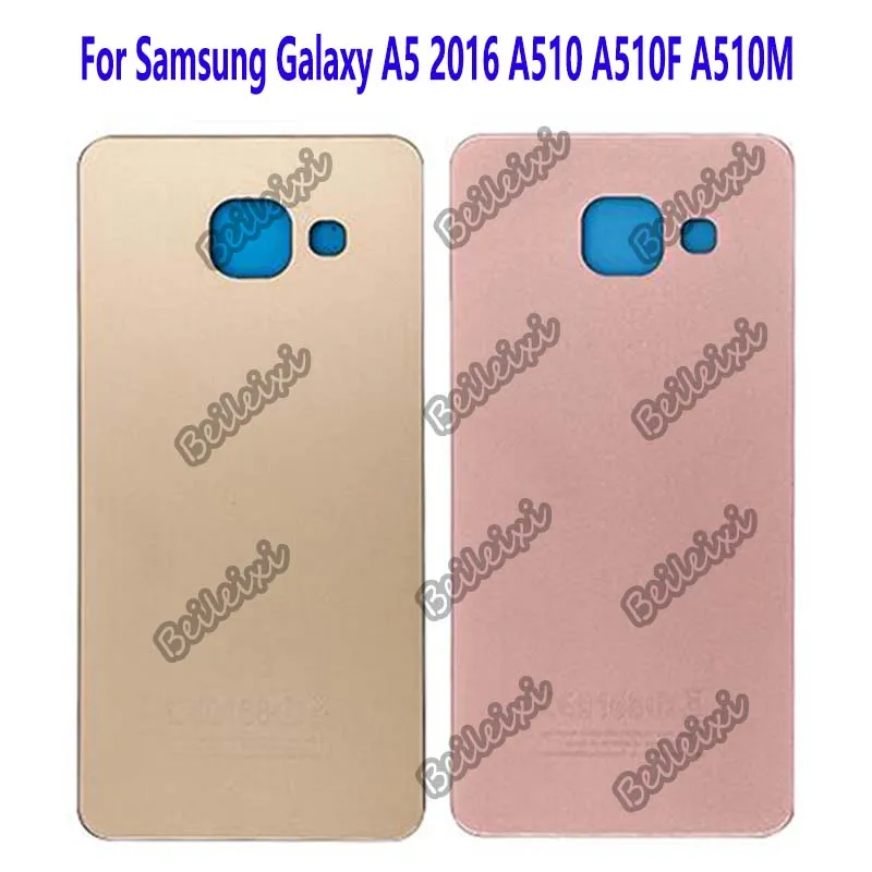 For Samsung A5 2016 A510 A5108 A510F A510M Battery Back Cover Rear Door Glass Panel Housing Case Durable Battery Cover