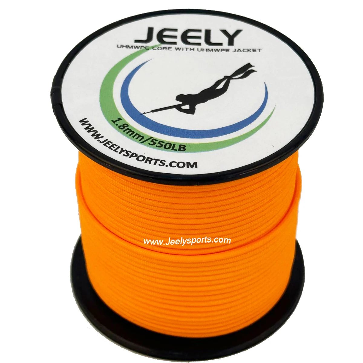 Jeely 50m 1.8mm Double Braided UHMWPE Material Spearfishing Line