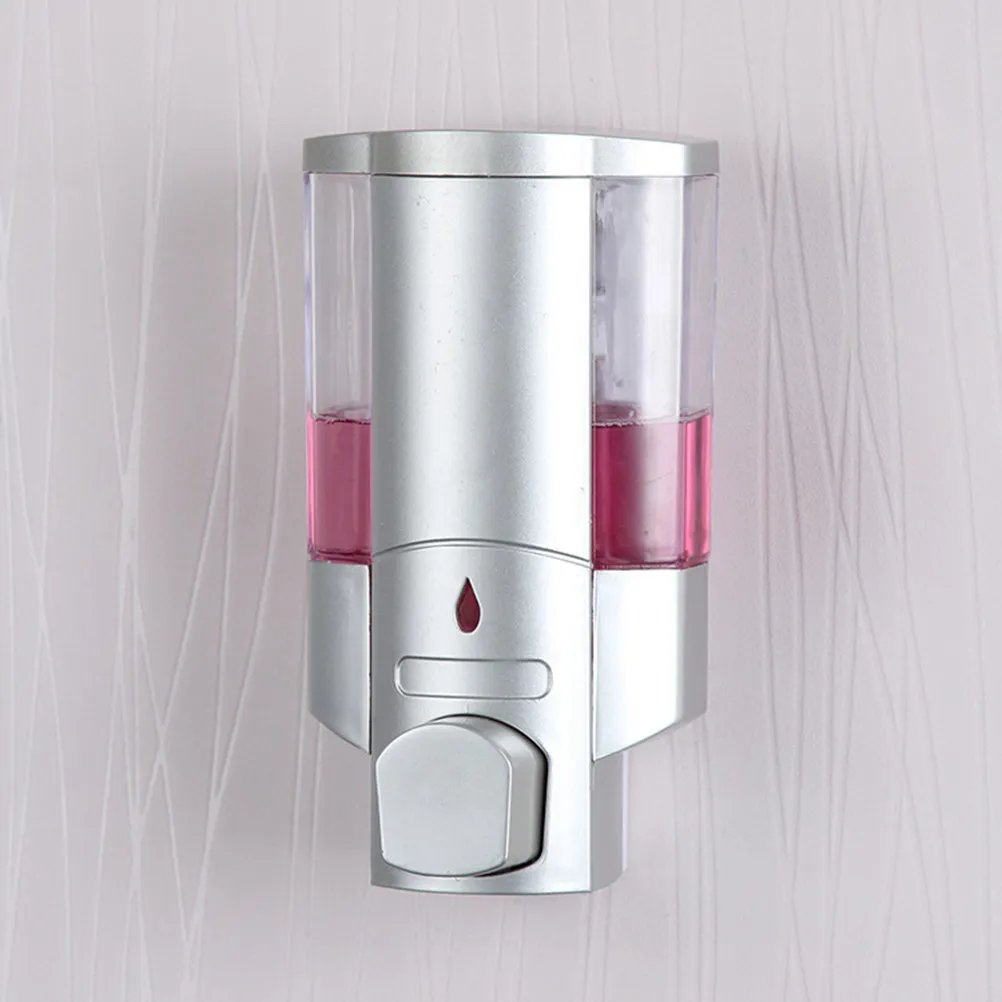 

Дозатор для пенного жидкого мыла 300 мл, ручной, из АБС-пластика, настенный, для ванной, кухни, душа, раковины, прозрачный, с индикатором уровня