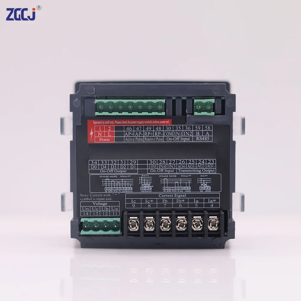 PD-3ST3 محلل عداد لوحة متعدد الوظائف ثلاثي الطور A، V، W، kWh، cos، هرتز، Var، عداد الطاقة مع RS485 Modbus-RTU