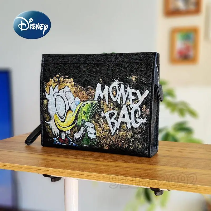 

Disney Donald Duck New Men's Shoulder Messenger Bag Fashion Trend Men's Clutch Bag High Quality Large Capacity Men's Bag