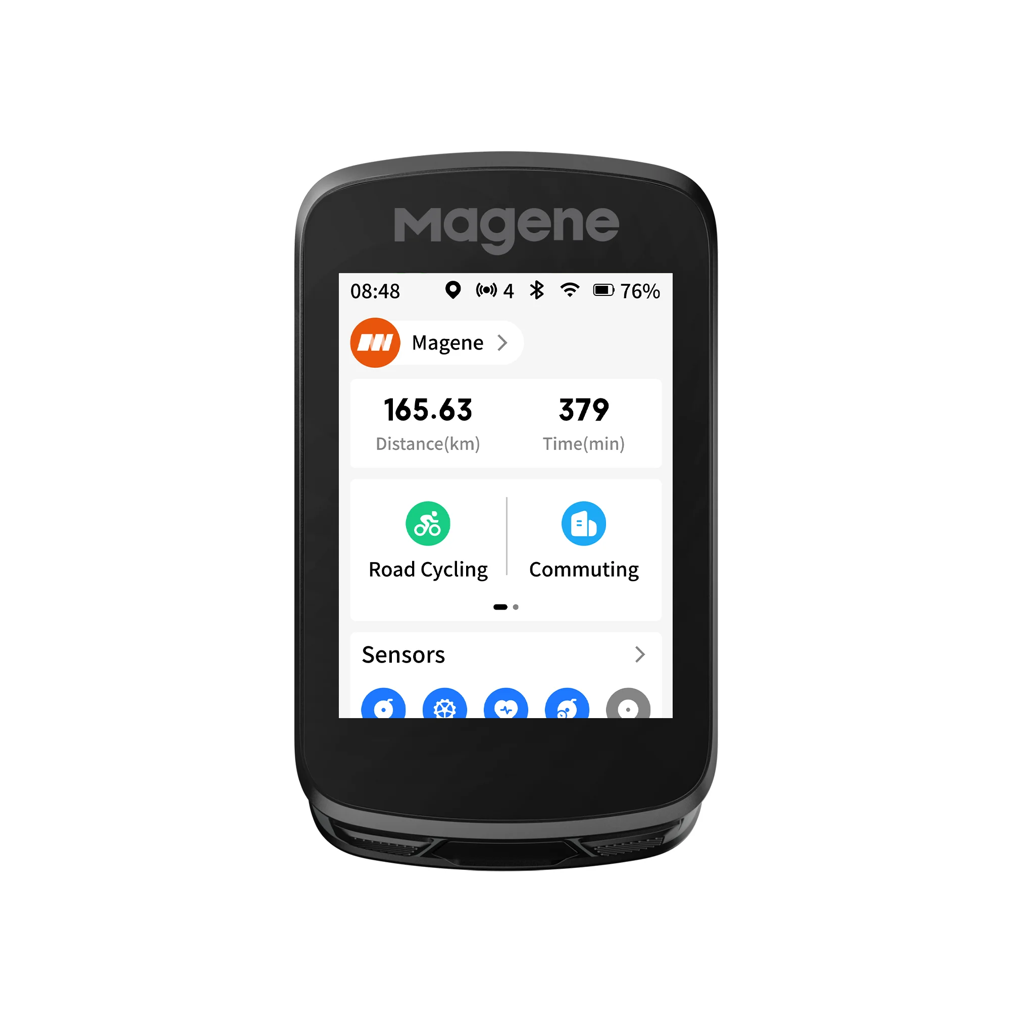 Magene GPS Bike Computer C606V2 Navigation Speedometer Cycling Stopwatch Odometer Trainer Bicycle Light WiFi Bluetooth Ant