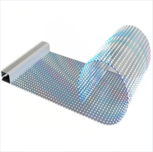 Indoor Video Transparent Screen Film for Glass Flexible