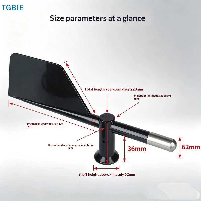 [TL]High Precision Anemometer Tail Fin Accessory Sensor for Wind Direction Indicator RV Travel Weather Monitoring Use