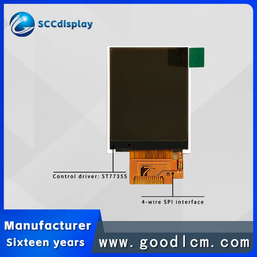Four wire IPS interface SJXD-T18DE high contrast 128X160 resolution Brand new 1.8-inch TFT LCD full-color display screen