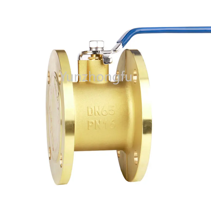 

Valve Jade Ring Factory Direct Supply Flange Copper Ball Valve Q41F-16T Engineering Special Flange Yellow Copper Ball Valve