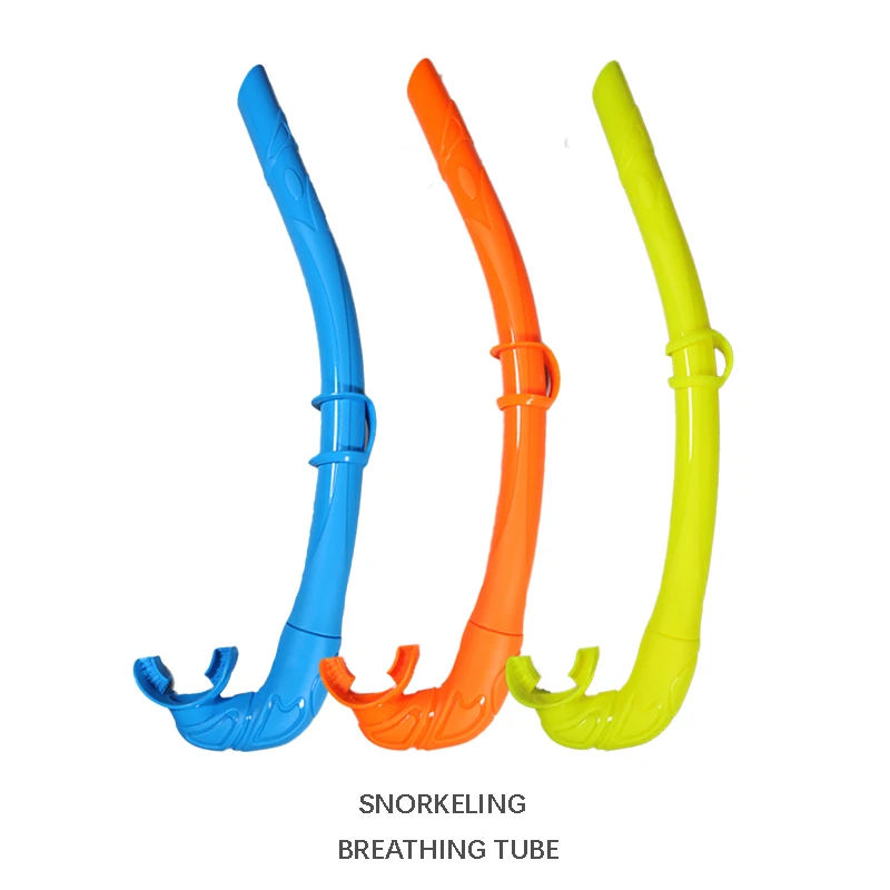 White All Silicone Wet Type Breathing Tube Full Silica Gel Foldable Snorkeling Snorkel Free Diving Scuba Swim Equipment Roll Up