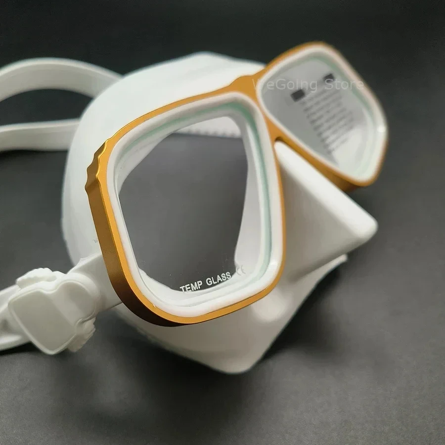 Apollo-Ensemble de lunettes de plongée sous-marine en alliage, avec support blanc, tube de plongée en apnée