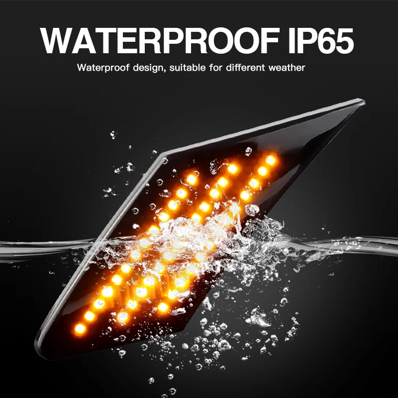 أضواء العلامات الجانبية المتتابعة LED لسوبارو BRZ 2012-2021 لسليل FR-S 2012-2016 لتويوتا 86 كوبيه 2017-2021 SU003-02540