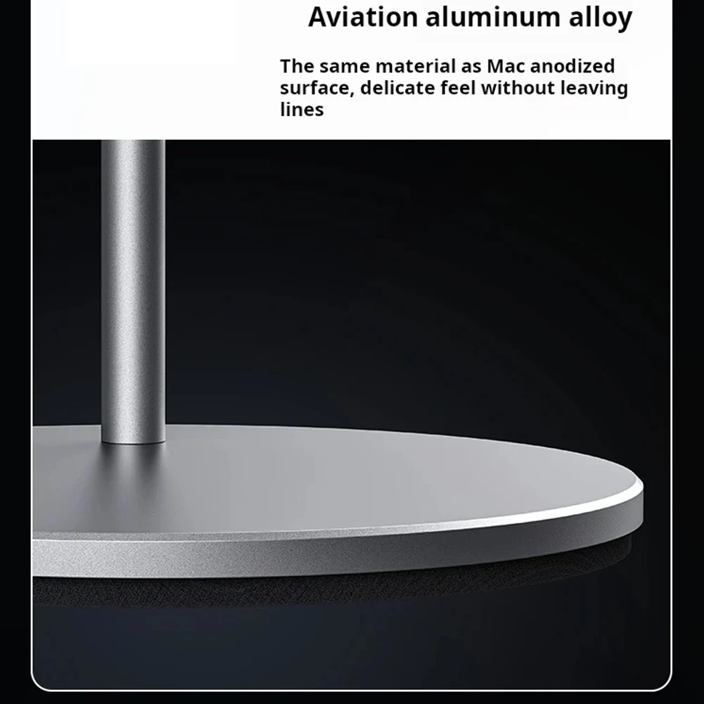 Supporto per cuffie da tavolo in lega di alluminio Supporto per auricolari da scrivania antiscivolo Staffa per gancio per display per auricolari staccabile per tutti gli auricolari