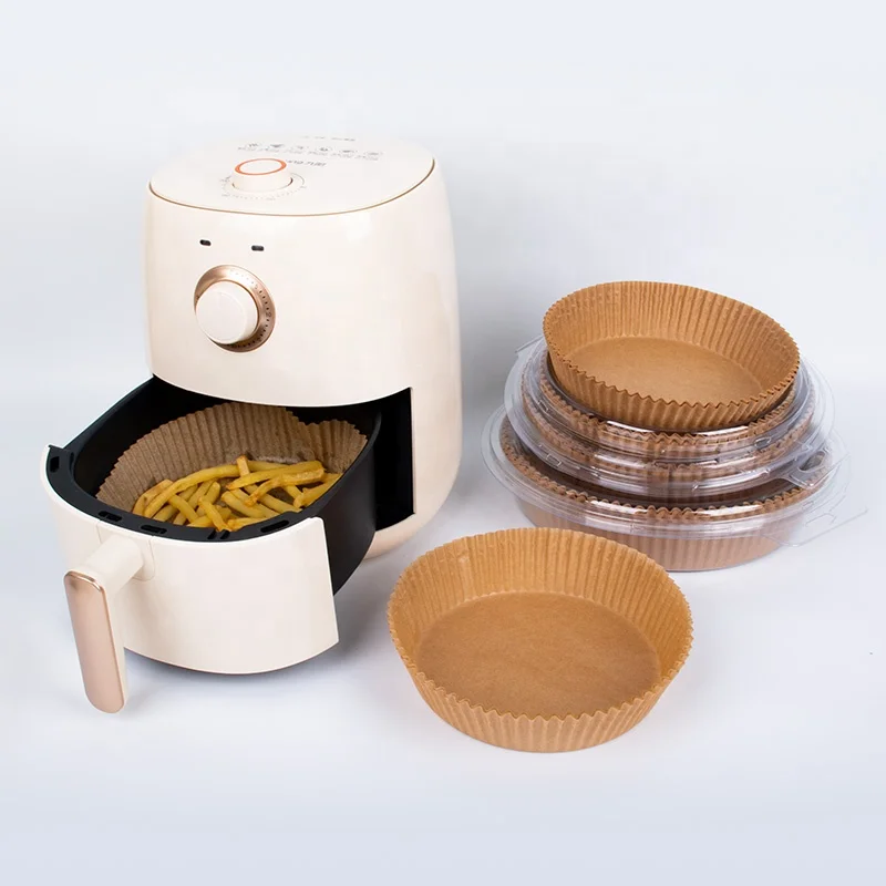 Air Fryer Sets From The Manufacturer, Disposable Household Round Fryer Liner Paper, Square Waterproof Parchment Paper Wholesale