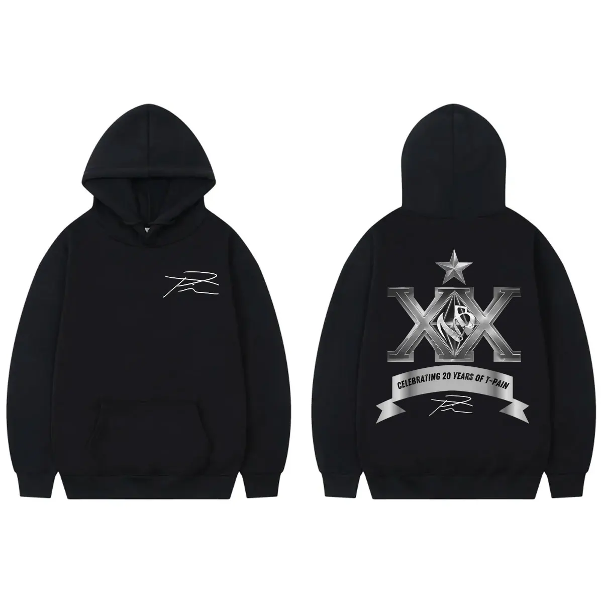 

Rapper T-Pain Tour 2025 Merch Hoodies Men Women Clothing Fashion Hip Hop Pullovers High Quality Fleece Long Sleeve Sweatshirts