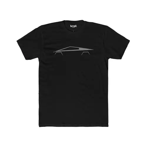 Cyber Pick-Up Truck Silhouette Unisex Crew T-Shirt 100% Cotton Trendy Y2K Short-Sleeve Tee-Soft, Quick-Drying, Moisture-Wicking;